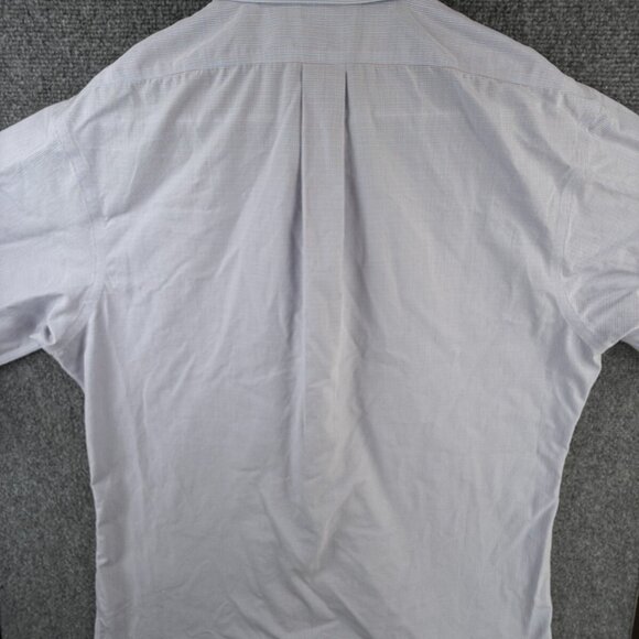 Brooks Brothers Orange Blue Check Non Iron Button Up Long Sleeve 17 34 Regent - Picture 13 of 13